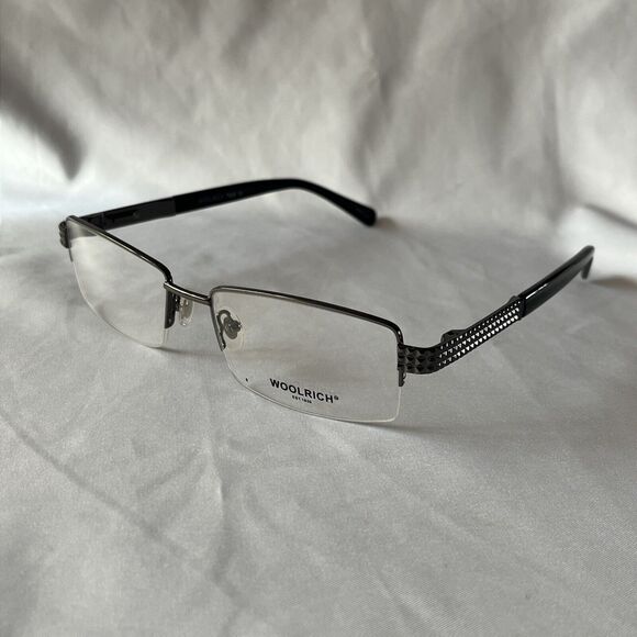 Woolrich W7828 Eyeglass FRAMES ONLY 56 18 140 Gunmetal - Picture 2 of 8
